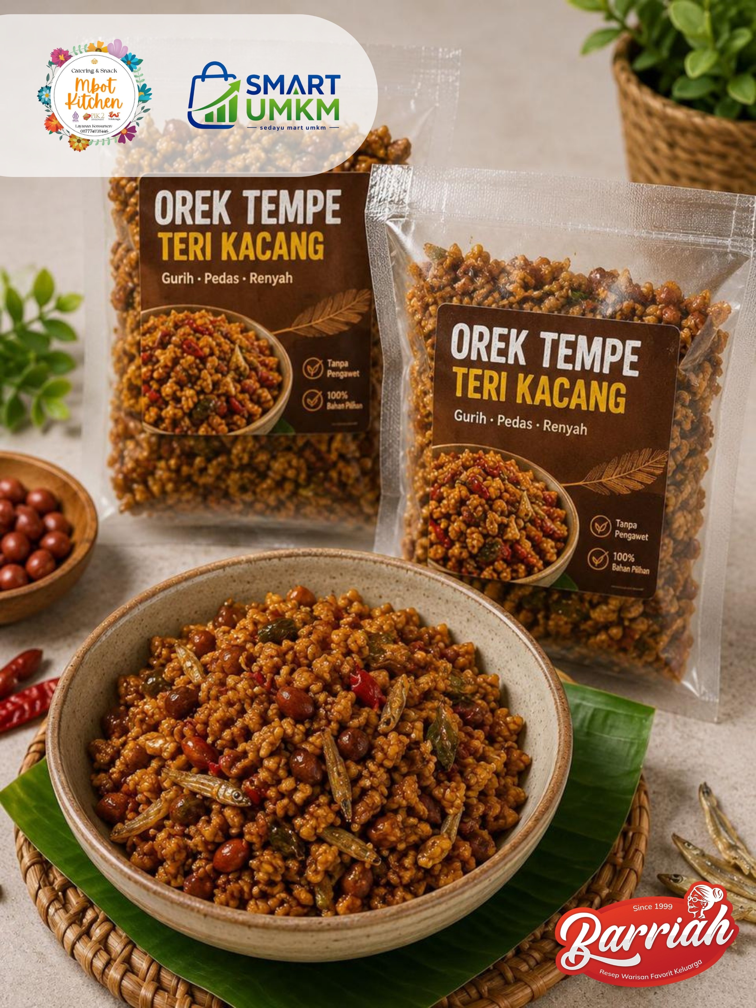 Orek Tempe Teri Kacang