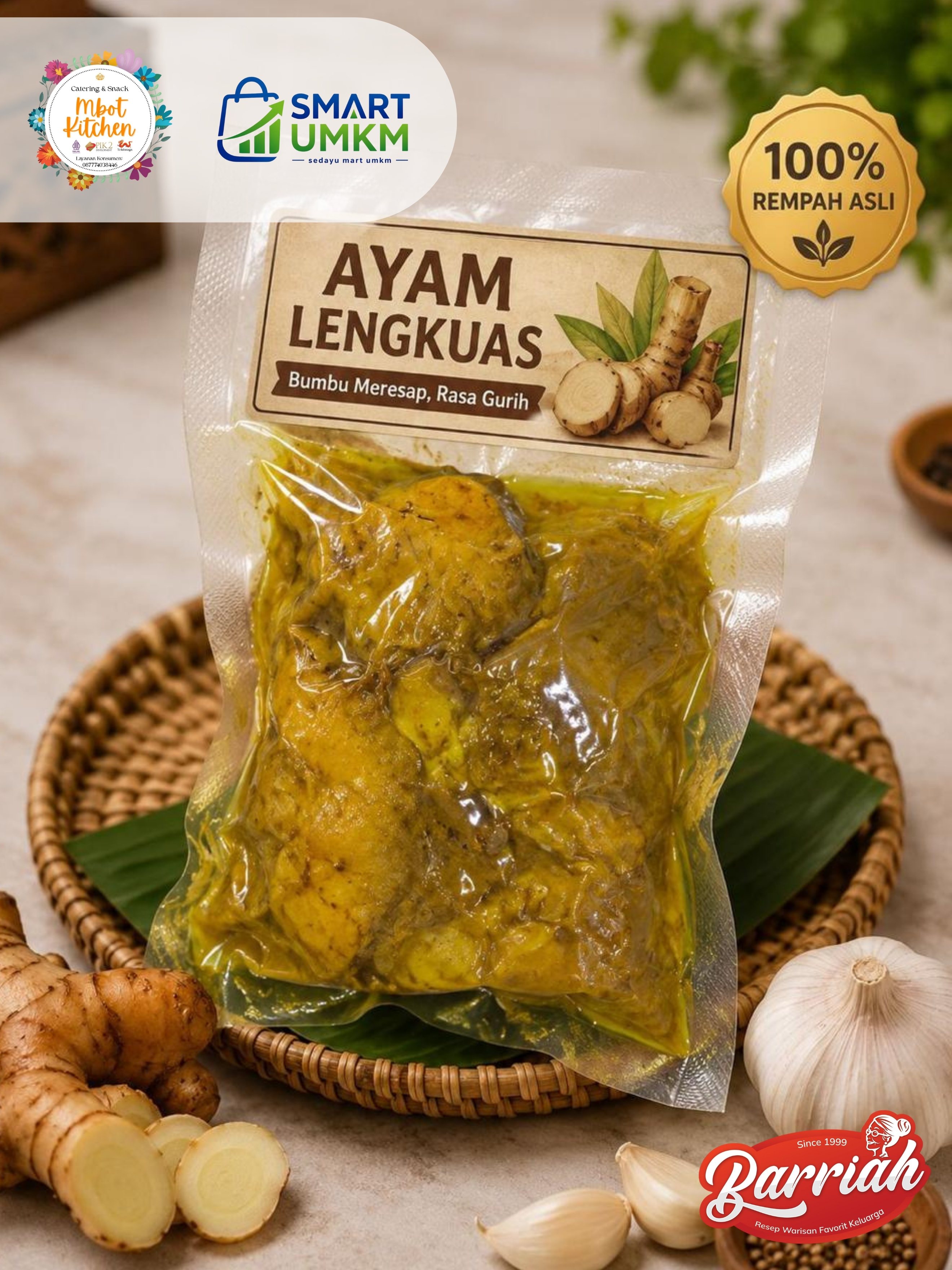 Ayam Ungkep Lengkuas